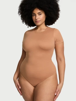 Боди-футболка женская Victoria's Secret 4024825 2XL Коричневая (1161914106)
