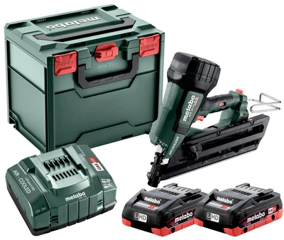 Акумуляторний цвяхозабивач Metabo NFR 18 LTX 90 BL, 2хLIHD 4Ah, з/п ASC 145, в MetaBox 340