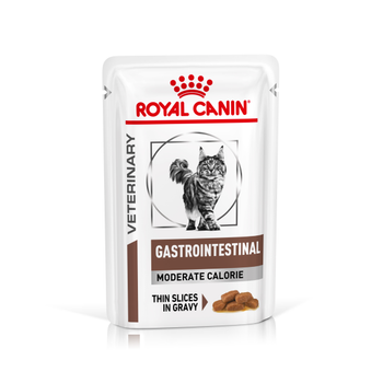 Вологий корм для дорослих котів ROYAL CANIN GASTRO-INTESTINAL MODERATE CALORIE CAT Pouches 0.085 кг