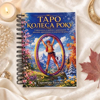 Книга по Таро «Колесо Року» — докладний посібник з вивчення та тлумачення карт, українська мова