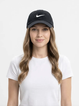 Кепка Nike Heritage 86 в размере M, L (54–61), унисекс, черная.