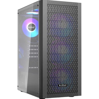 Корпус PCCOOLER Diamond MA100 Mesh Black (C3-A510BKP3-GL) [178953]