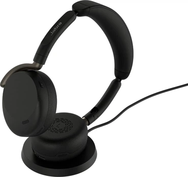 Навушники Jabra Evolve3 65 UC Flex Link 390a + Wireless Charging Pad Black (36699-989-989)