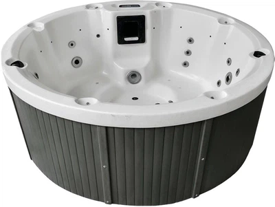 Гідромасажний СПА-басейн Aquajoy Lagoon Air Ø195×82 см на 7 осіб, 34 форсунки, аеромасаж, LED
