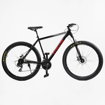 Велосипед Спортивный 29 дюймов Corso Stellar TL-314 оборудование Saiguan стальная рама 21 дюймов 21 скорость. Black and Red (169777)