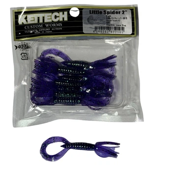 Силікон Keitech Little Spider 2" #408 Electric June Bug (8 шт/уп),1551.11.73