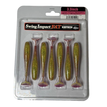 Силикон Keitech Swing Impact Fat 3.3" EA#18 mystic lime chart (7 шт/уп),1551.13.50