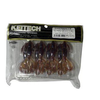 Силікон Keitech Crazy Flapper 2.8" EA#15 grape chart red flk (8 шт/уп),1551.11.90