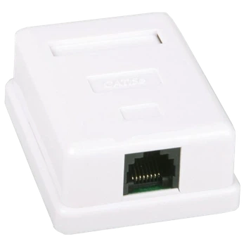 Розетка компьютерная одинарная RITAR FTP 8P8C RJ45 1 порт Cat-5