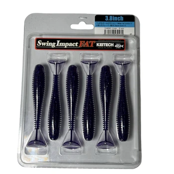 Силикон Keitech Swing Impact Fat 3.8" EA#04 Violet (6 шт/уп),1551.01.38