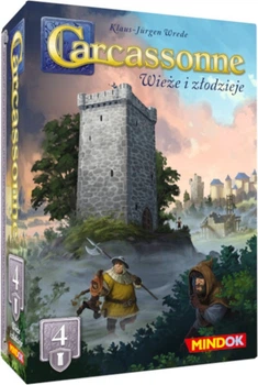 Dodatek do gry planszowej Bard Carcassonne 3 Wieże i Złodzieje Edycja 4 (edycja polska) (8595558307241)