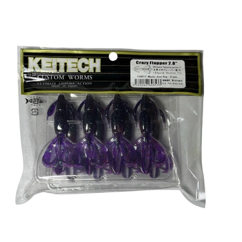 Силікон Keitech Crazy Flapper 2.8" EA#21 mystic june bug (8 шт/уп),1551.12.81