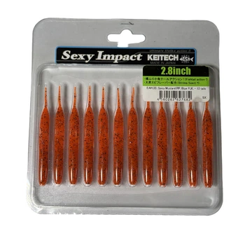 Силікон Keitech Sexy Impact 2.8" EA#13 spicy mustard/blue (12 шт/уп),1551.11.03