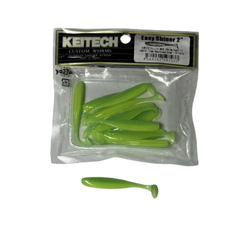 Силикон Keitech Easy Shiner 2" EA#11 Lime ChartreuseGlow (12 шт/уп),1551.05.34