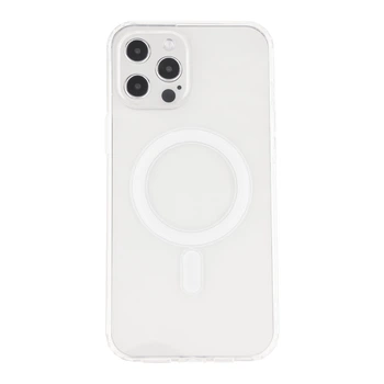 Чохол TPU Clear Case with Magsafe для iPhone 12 Pro Max Transparent