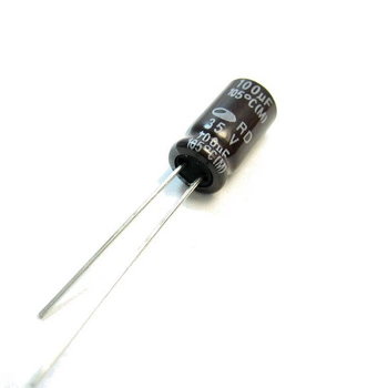 Конденсатор электролитический ECAP-RD-100mkf - 35v (105°C) (RD) - 770050
