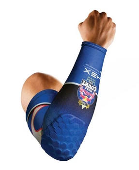 Баскетбольний Рукав з Захистом (Двосторонній) McDavid RedBull Hex Reversible Arm Sleeve(6500PR-RB) M Синій