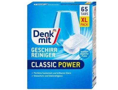 Таблетки для посудомийної машини Denkmit Classic 65 шт