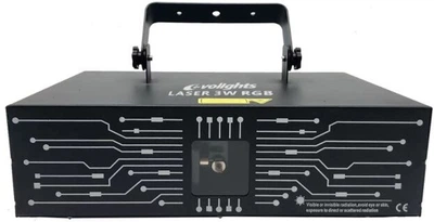 Oświetlenie laserowe Evolights LASER 3W RGB