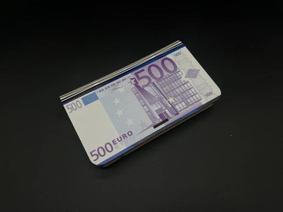 Подарочная коробка для денег "500 Euro" шкатулка-конверт деревянная 17х10х2 см (KF-236)