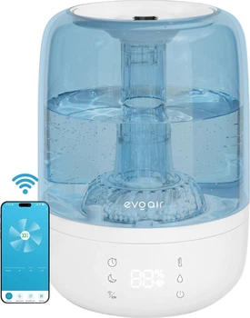 Увлажнитель воздуха EvoAir LUNO Smart Wi-Fi Белый