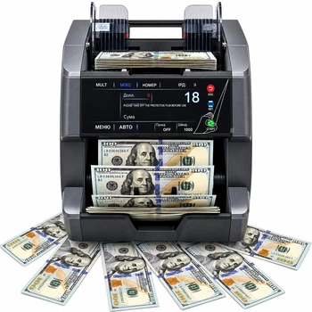 Мультивалютный Сортировщик Купюр HARD-CASH VICTORY Счетчик Денег с Multi-Currency "МИКС" и Режимом Фасовки
