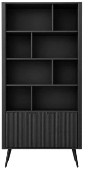 Книжный шкаф Frisco Лагуна 882x380x1938 мм Черный (23804-MEB2926)