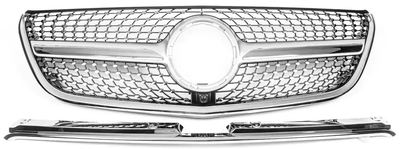 Передня решітка радіатора Diamond для Mercedes Vito/V-class W447 2014-2023 рр.