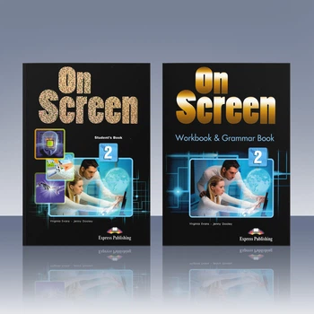 Комплект підручників On Screen 2 Student's Book Workbook Grammar Book