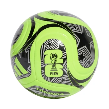 Мяч футбольный Adidas World Cup 26 Trionda Club JD8052 размер 5 салатовый