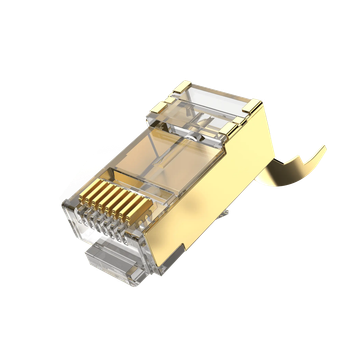Разъем коннектор Vention Cat7 Shielded RJ45 Modular Plug 10 шт (IDHR0-10)