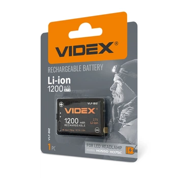 Акумулятор Videx Li-ion VLF-B12 (захист) 1200mAh 1шт BLISTER VIDEX (27219-000)