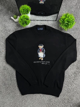 Красивий Светр Polo Ralph Lauren Чорний S (PRL-SWT-BLK-S)