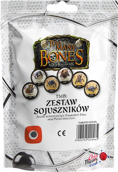 Доповнення до настільної гри Portal Games Too Many Bones: Набір союзників (версія польська)(5905794220465)