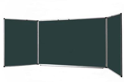Шкільна дошка магнітна для крейди 5 поверхонь 400*100 см UkrBoards (UB100x400G)