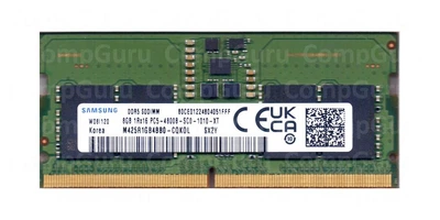 Оперативная память для ноутбука Samsung DDR5 8GB 4800MHz SO-DIMM 1Rx16 PC5-4800B (M425R1GB4BB0-CQKOL)