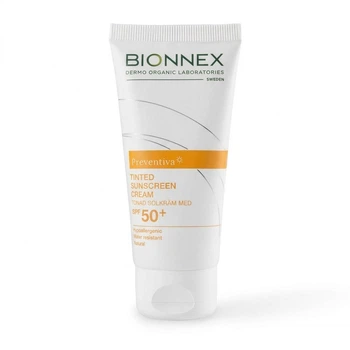 Тональний сонцезахисний крем Bionnex Preventiva SPF 50+ 50 мл