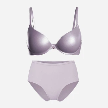 Комплект женского белья (бюстгальтер + трусики-слипы) Victoria's Secret 662355041 40D/XL Сиреневый (1162165062)