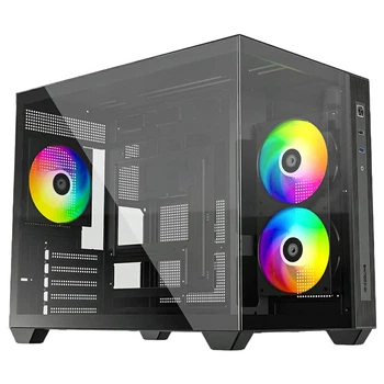 Корпус ID-Cooling View 500, Чорний - 773872