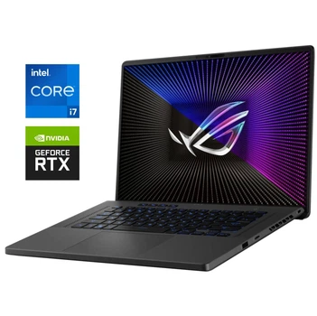 Игровой ноутбук Asus ROG Zephyrus G16 GU603VI / 16" (1920x1200) IPS / Intel Core i7-13620H (10 (16) ядер по 2.4 - 4.9 GHz) / 16 GB DDR4 / 512 GB SSD NVMe / nVidia GeForce RTX 4070, 8 GB GDDR6, 128-bit / WebCam б/у