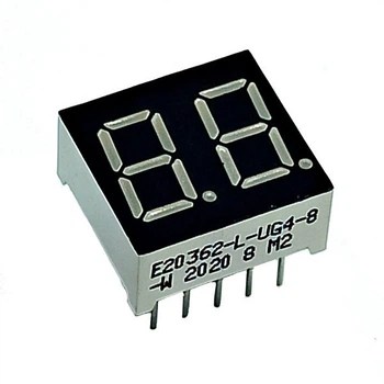 Светодиодный индикатор двухсимвольный E20362-L-UG4-8-W - 772279