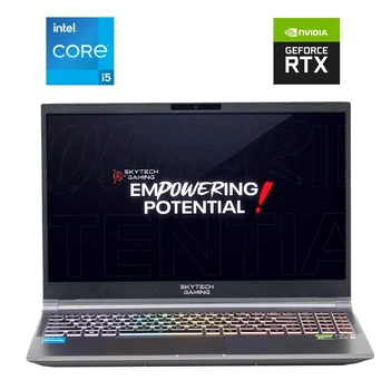 Игровой ноутбук Skytech Gaming ST-Lumi-0002 / 15.6" (1920x1080) IPS / Intel Core i5-12450H (8 (12) ядер по 2.0 - 4.4 GHz) / 16 GB DDR4 / 512 GB SSD NVMe / nVidia GeForce RTX 3050, 4 GB GDDR6, 128-bit / WebCam б/у