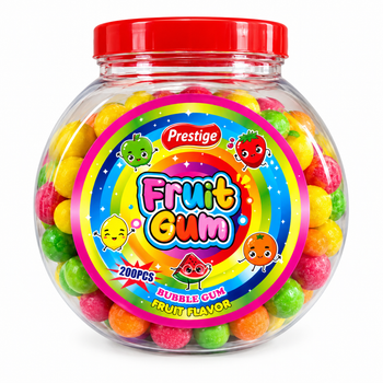 Жувальна гумка Prestige Fruit Gum фруктове асорті, 200 шт по 4,5 г, 900 г