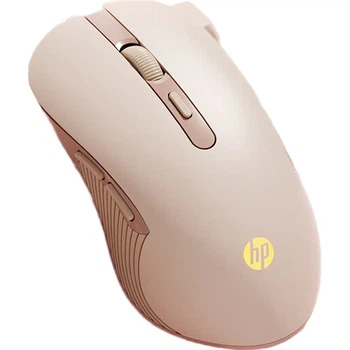 Мышь HP M280, проводная мышь с подсветкой, игровая мышь для киберспорта для ноутбука и настольного компьютера, женская мышь для офисного использования, цвет «Молочный чай», тихая работа.