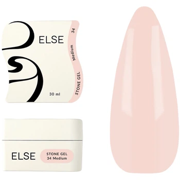 ELSE Stone Gel №34 Medium Гель для нарощування та укріплення нігтів, 30 мл