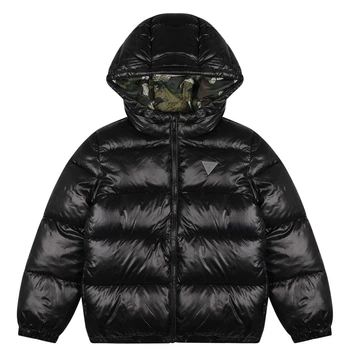Куртка GUESS, арт. L6YL01W2655 JBLK, black logo puffer jacket, розмір 12, 140-146 см