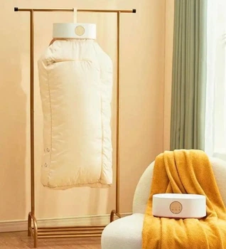 Подвесная электросушилка для одежды Portable Drying Machine SH-005 с чехлом / Портативная сушилка для белья с таймером