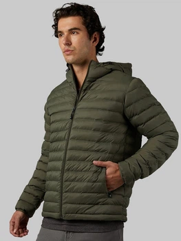 Куртка демисезонная с капюшоном мужская 32 Degrees M6031(Dusty olive) XL Оливковая (198384153419)