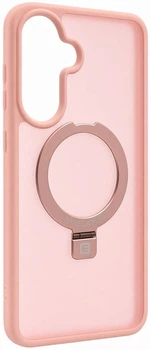 Чохол для смартфона Samsung Galaxy A57 Evelatus Shield Case With MagSafe & Stand Matte Ring Light Pink (EVESAMA57SCMSMRHP)