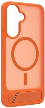 Чохол для смартфона Samsung Galaxy A57 Evelatus Rubber Coated MagSafe With Stand Case Orange (EVESAMA57RCMWSO)